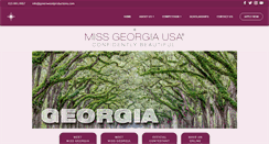 Desktop Screenshot of missgeorgiausa.com