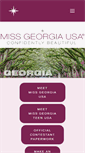 Mobile Screenshot of missgeorgiausa.com